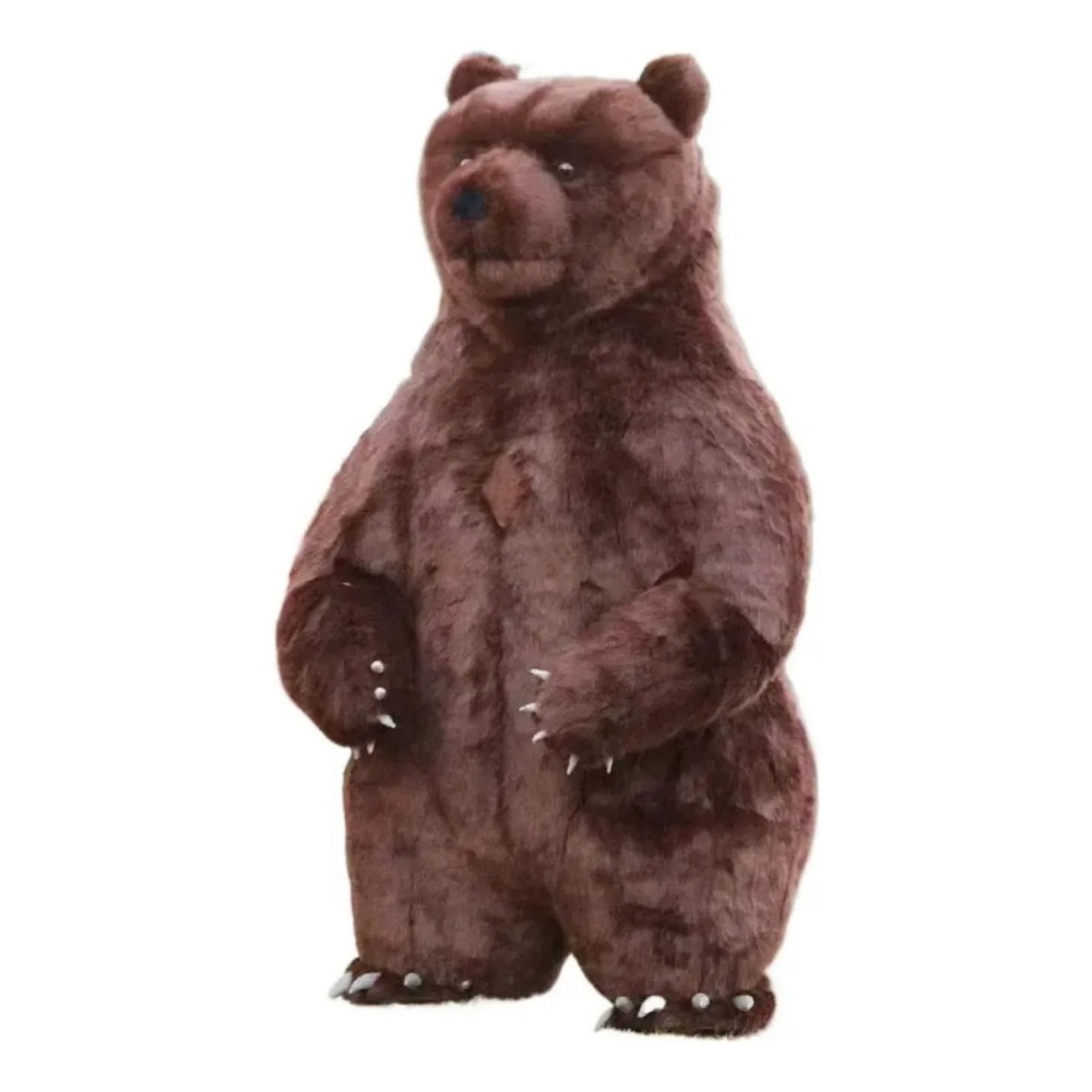 Halloween Costume Adult - Costume de mascotte d'ours brun gonflable