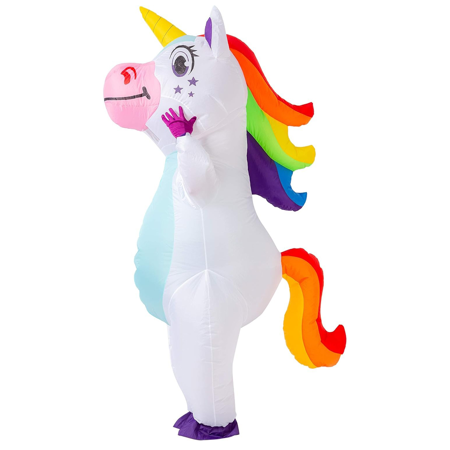 Halloween Costume Adult - Déguisement de licorne gonflable pour adultes,