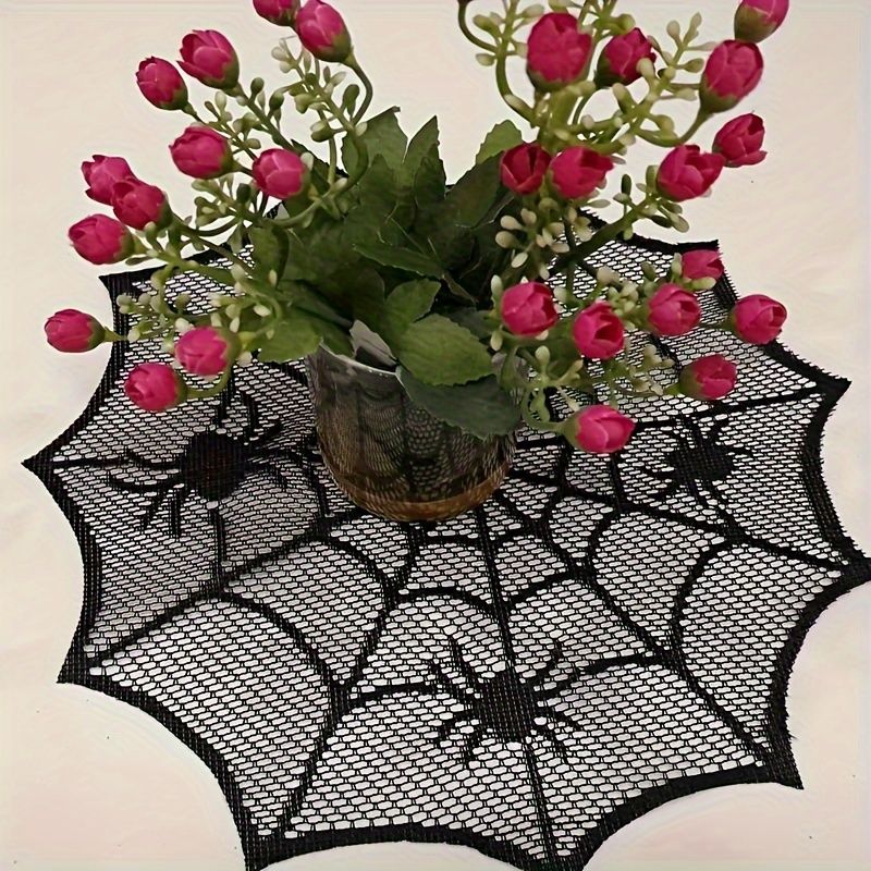 Spider Web Halloween Decoration - Nouveau Set de Table Isotherme en