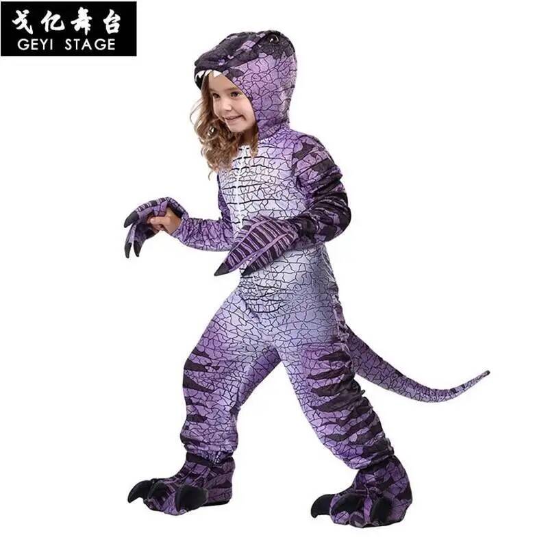 Halloween Costume Kids - Nouveau costume de cosplay Raptor violet