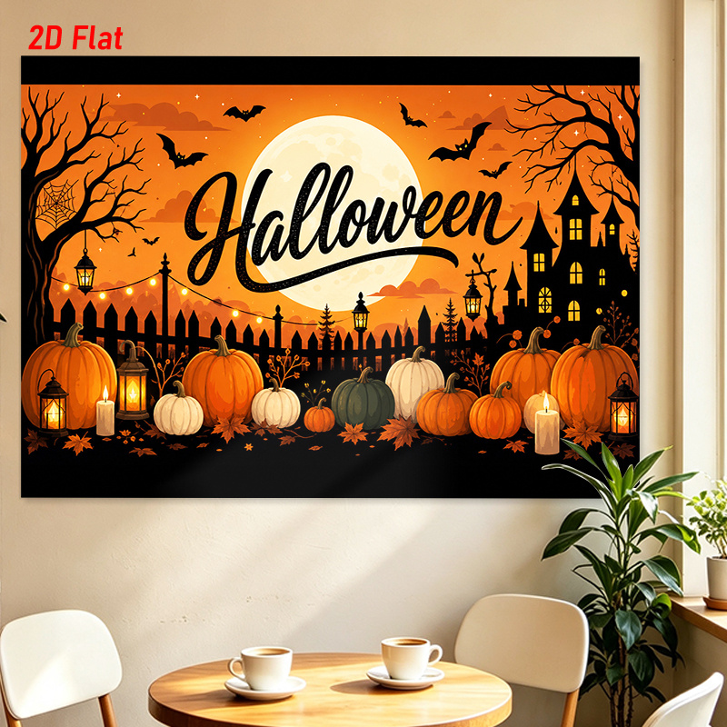 Tapisserie d'Halloween d'autom - Pumpkin Lantern Halloween avis et prix