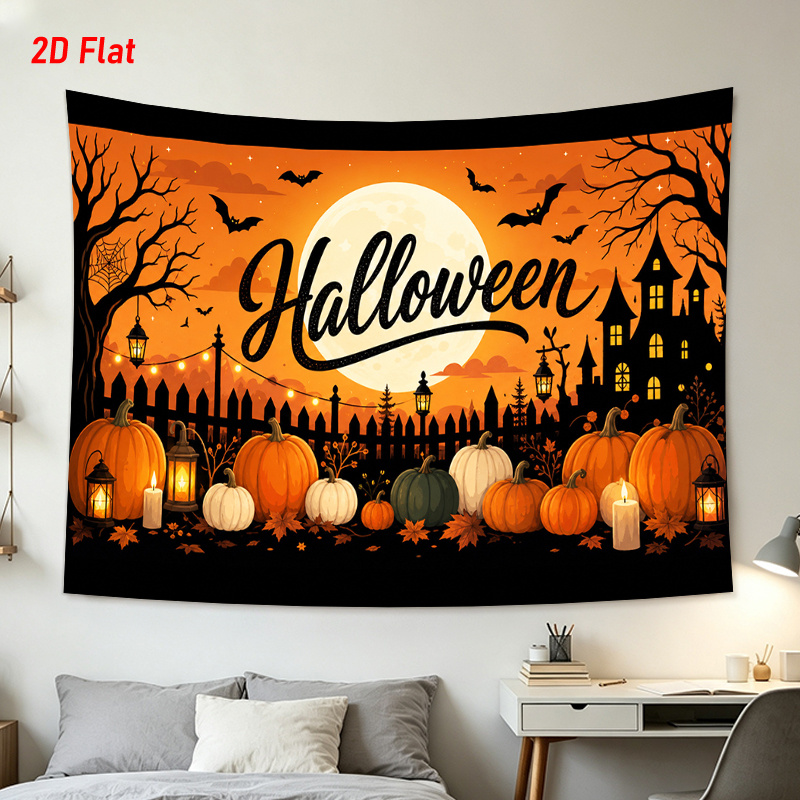 Tapisserie d'Halloween d'autom - Pumpkin Lantern Halloween avis et prix