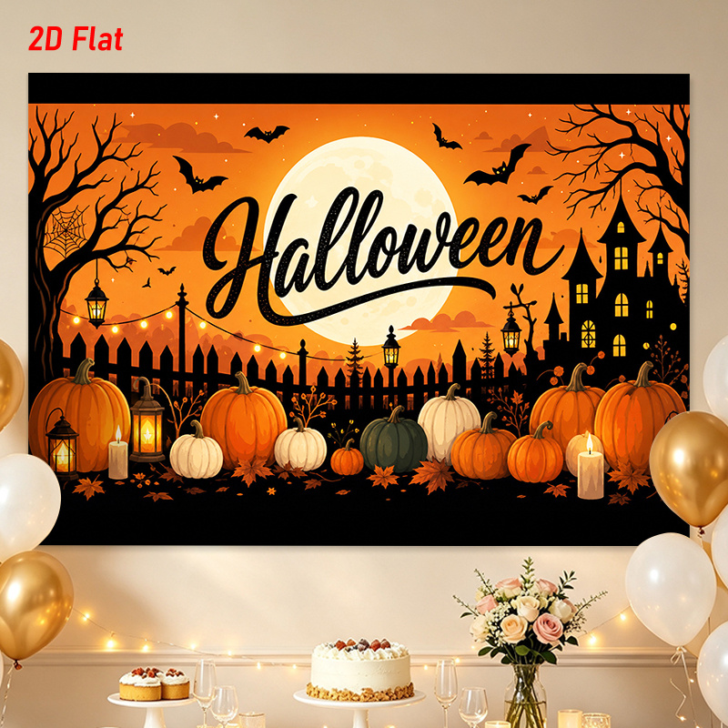 Tapisserie d'Halloween d'autom - Pumpkin Lantern Halloween avis et prix