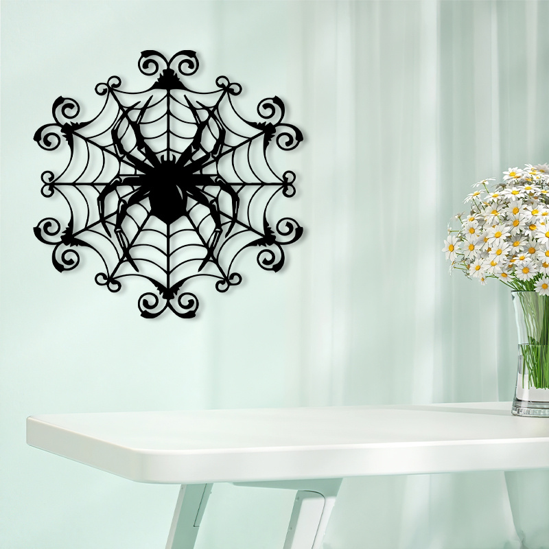 1 décoration murale vintage en - Spider Web Halloween Decoration avis et prix