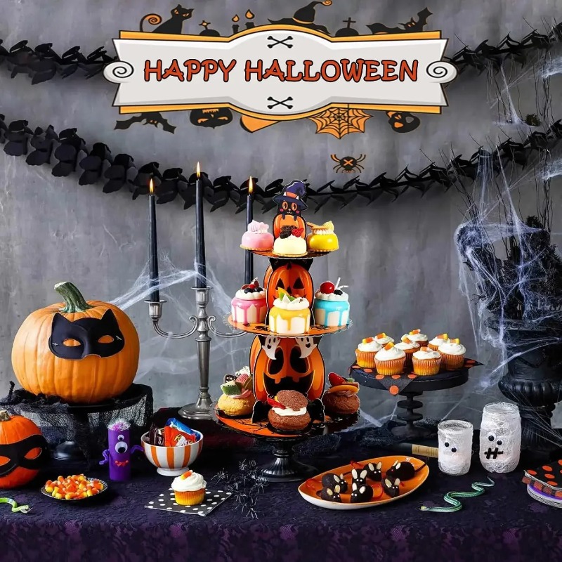 Support à dessert en forme de  - Spider Web Halloween Decoration avis et prix
