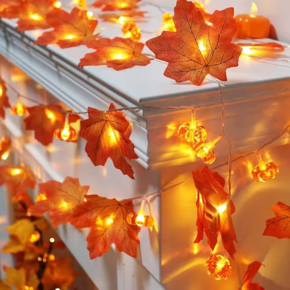 Guirlande lumineuse d'Hallowee - Halloween Led String Lights Orange avis et prix
