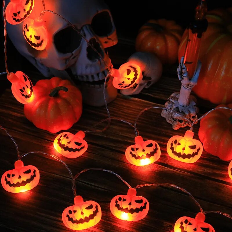Guirlandes lumineuses LED 10/2 - Halloween Led String Lights Orange avis et prix