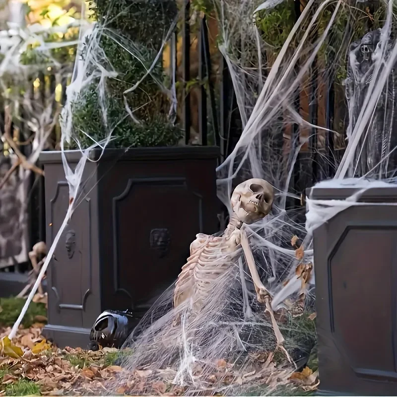 Toiles d'araignées extensibles - Spider Web Halloween Decoration avis et prix