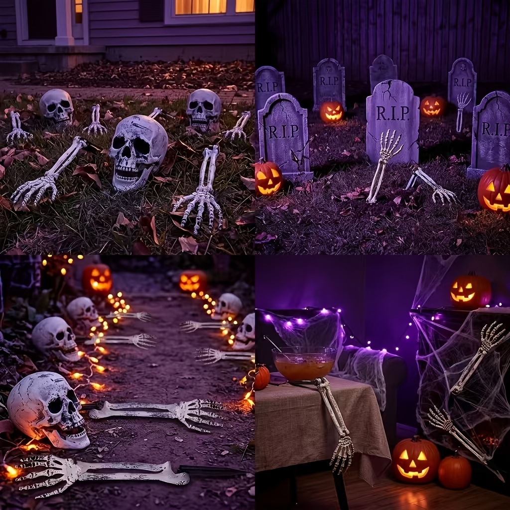 Ensemble de 3 décorations d’Ha - Halloween Skeleton Decoration avis et prix