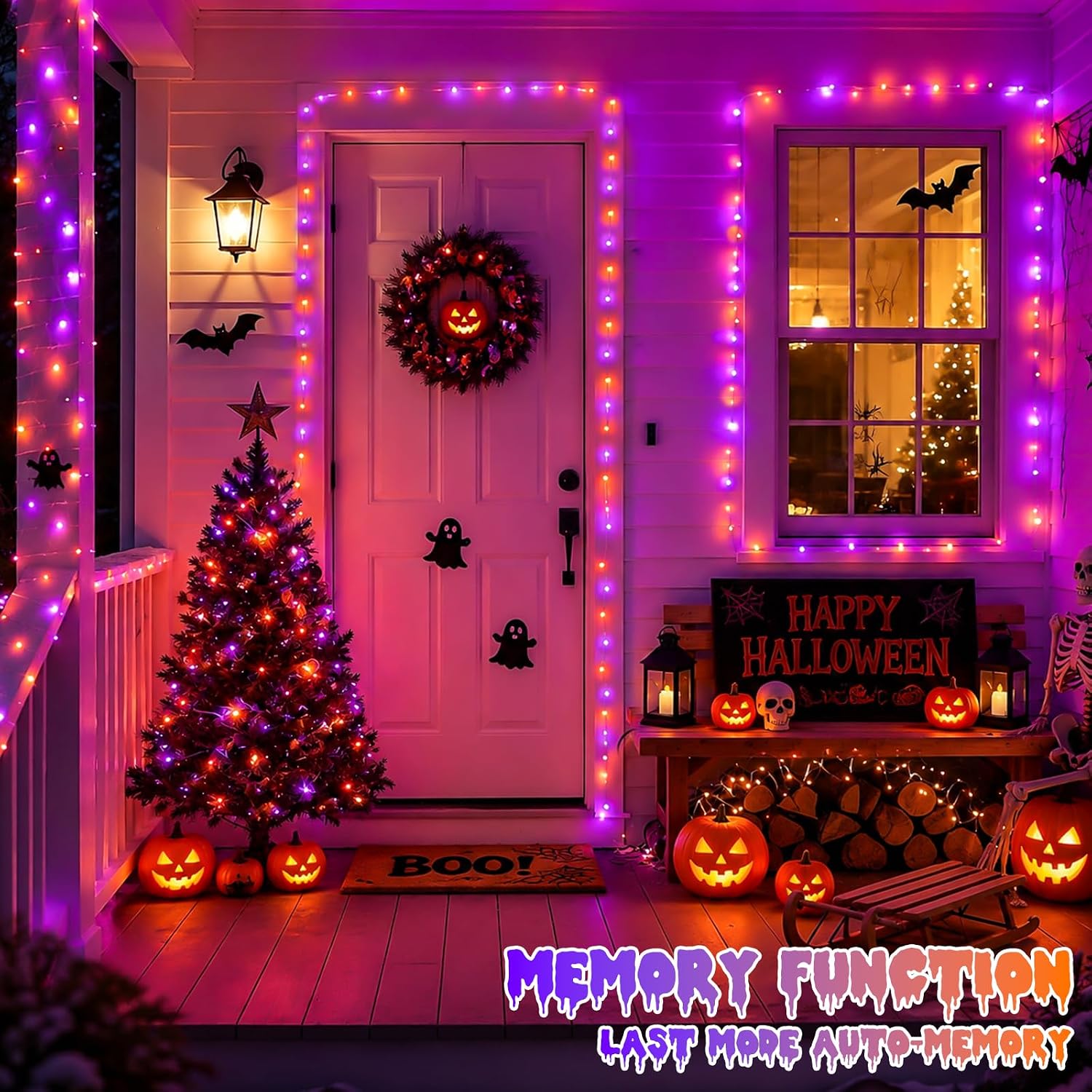 Guirlandes lumineuses LED sola - Halloween Led String Lights Orange avis et prix