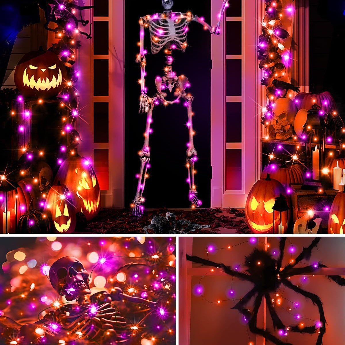 Guirlandes lumineuses LED sola - Halloween Led String Lights Orange avis et prix