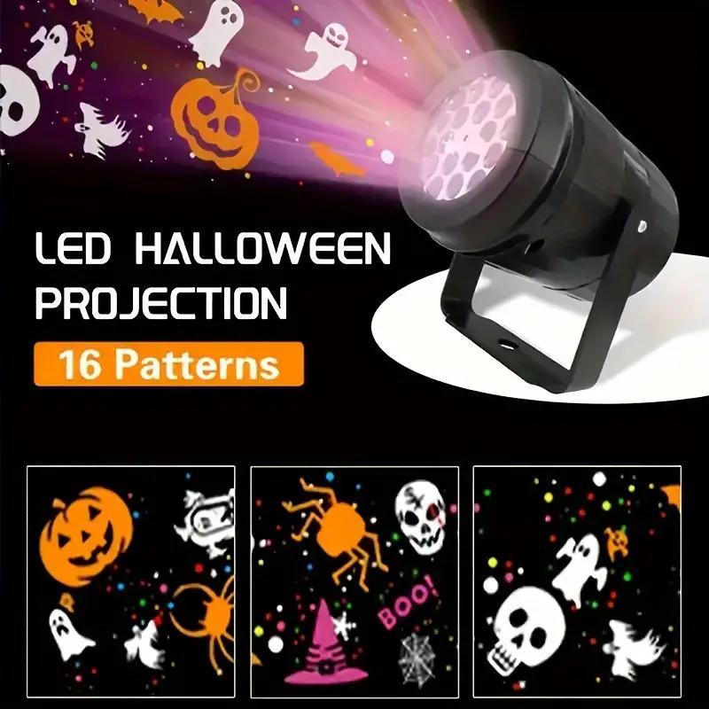 Projecteur LED d'Halloween pou - Halloween Pumpkin Decor Led avis et prix