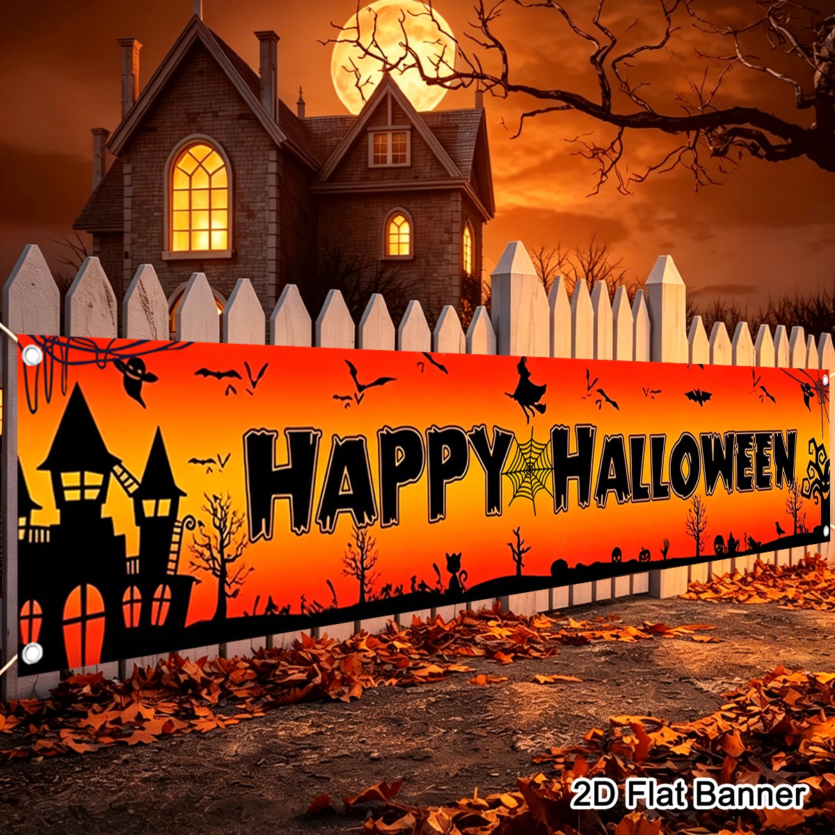 1 bannière Joyeux Halloween mo - Pumpkin Lantern Halloween avis et prix