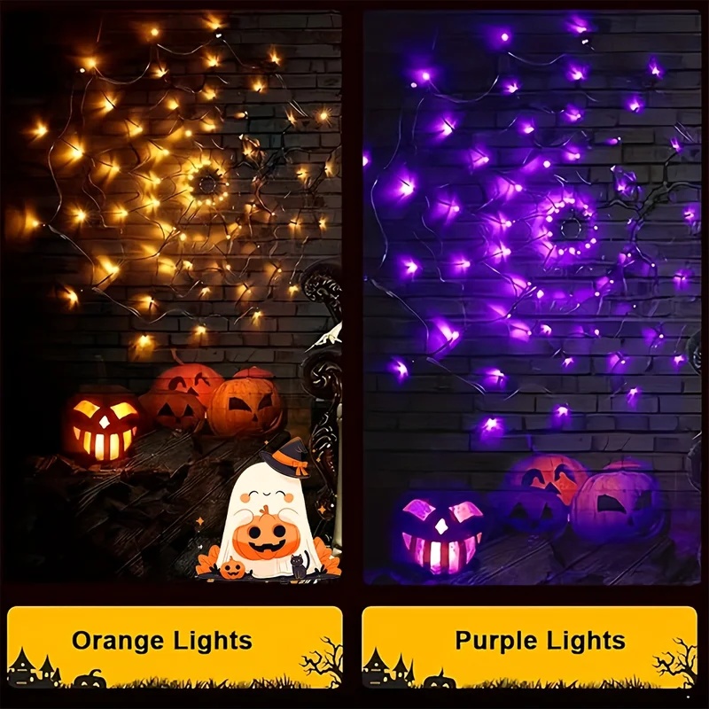 Guirlande lumineuse LED en for - Halloween Led String Lights Orange avis et prix