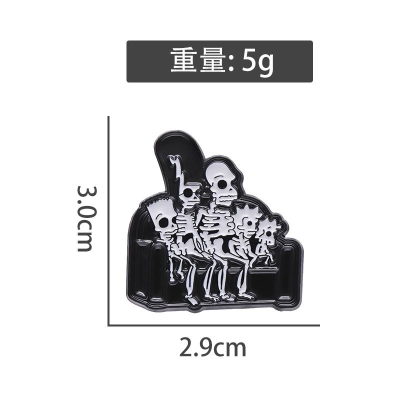 Nouvelle Broche Figurine Anime - Halloween Skeleton Decoration avis et prix