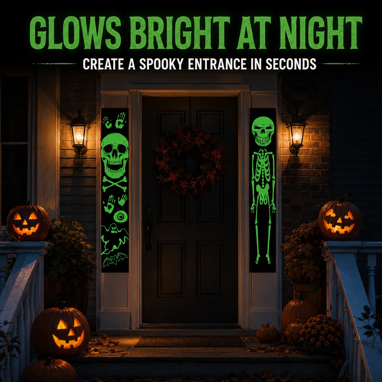 2 Bannières Lumineuses pour Po - Halloween Skeleton Decoration avis et prix