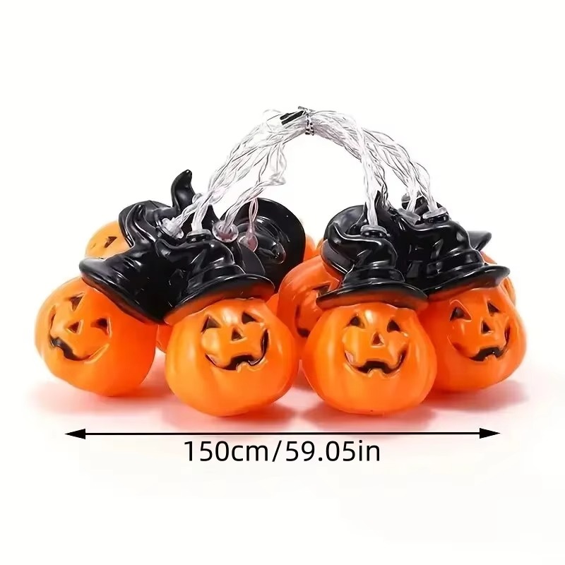 Guirlande lumineuse de fées ci - Halloween Led String Lights Orange avis et prix