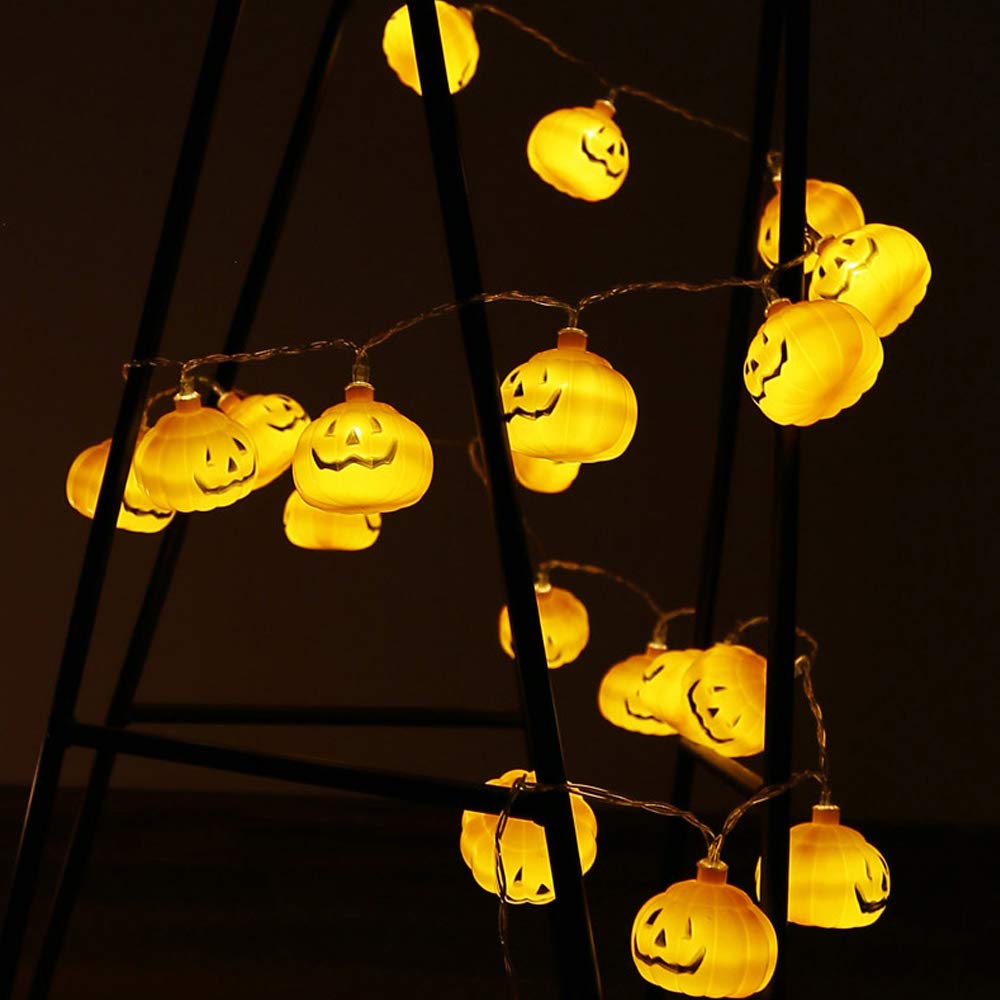 Guirlande lumineuse LED citrou - Halloween Led String Lights Orange avis et prix