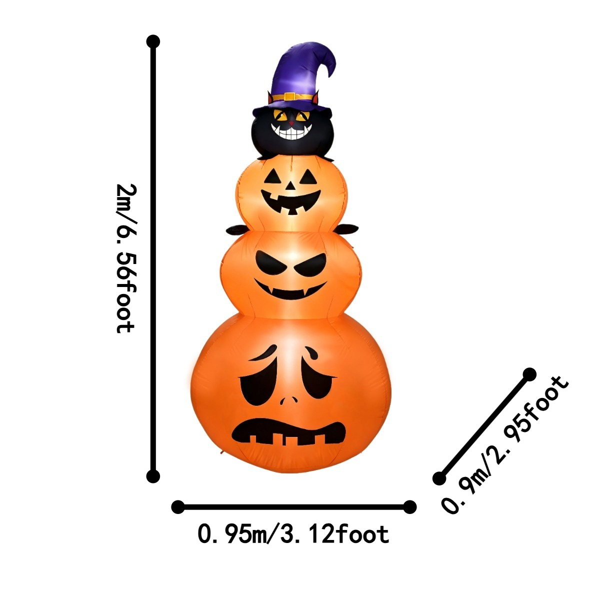 Décorations de fête d'extérieu - Halloween Pumpkin Decor Led avis et prix