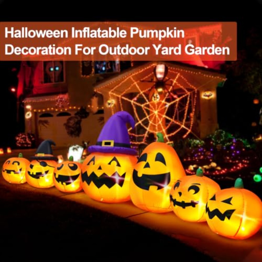 Décoration de citrouille gonfl - Halloween Pumpkin Decor Led avis et prix