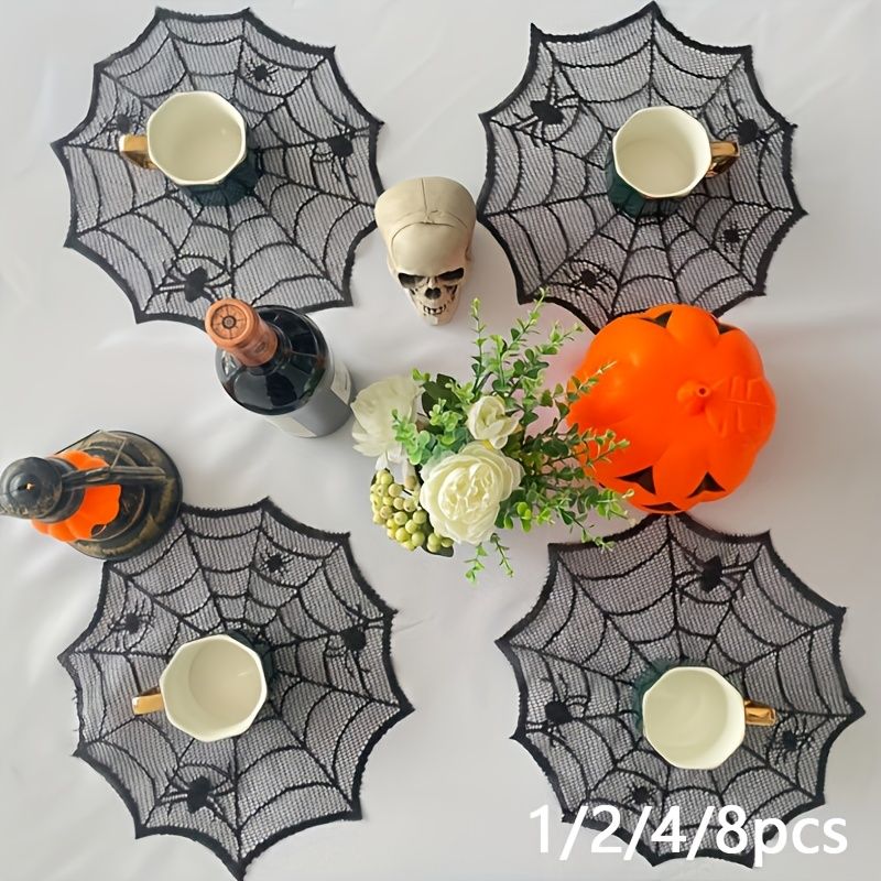 Nouveau Set de Table Isotherme - Spider Web Halloween Decoration avis et prix