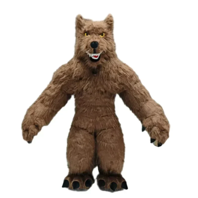 Costume de mascotte de loup gr - Halloween Costume Adult avis et prix