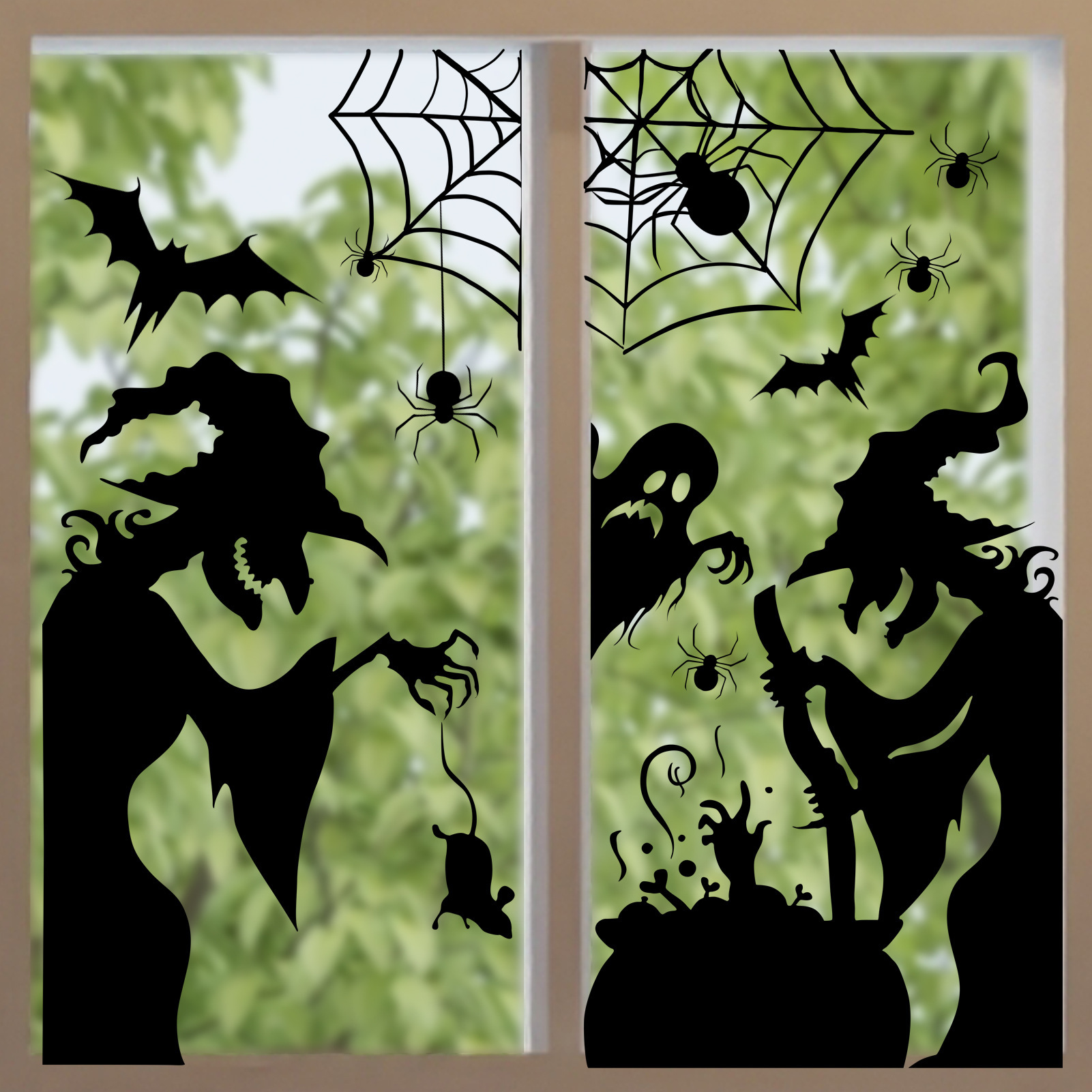 Autocollants électrostatiques  - Spider Web Halloween Decoration avis et prix
