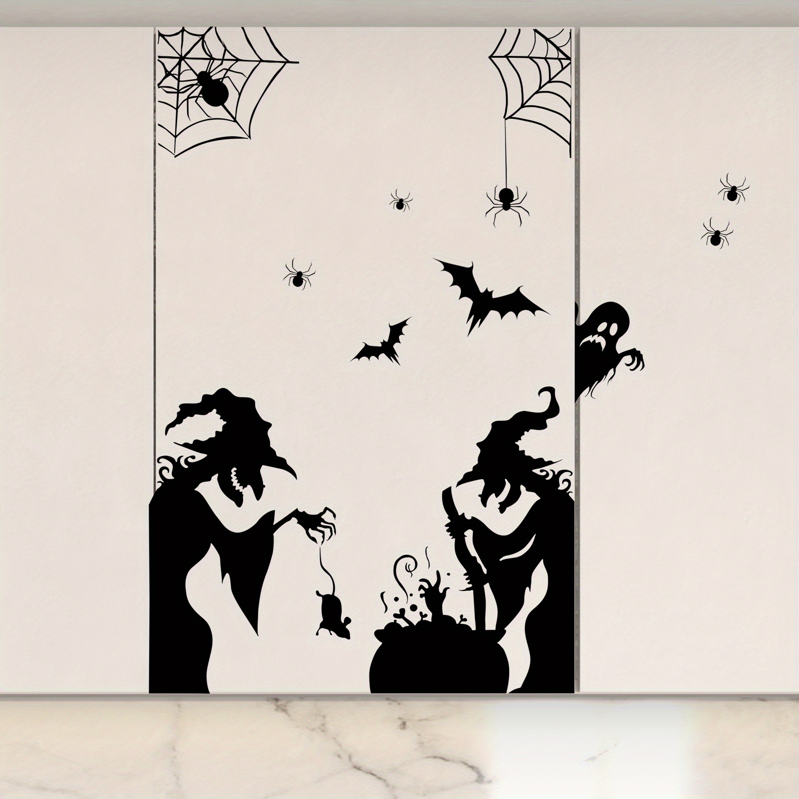 Autocollants électrostatiques  - Spider Web Halloween Decoration avis et prix