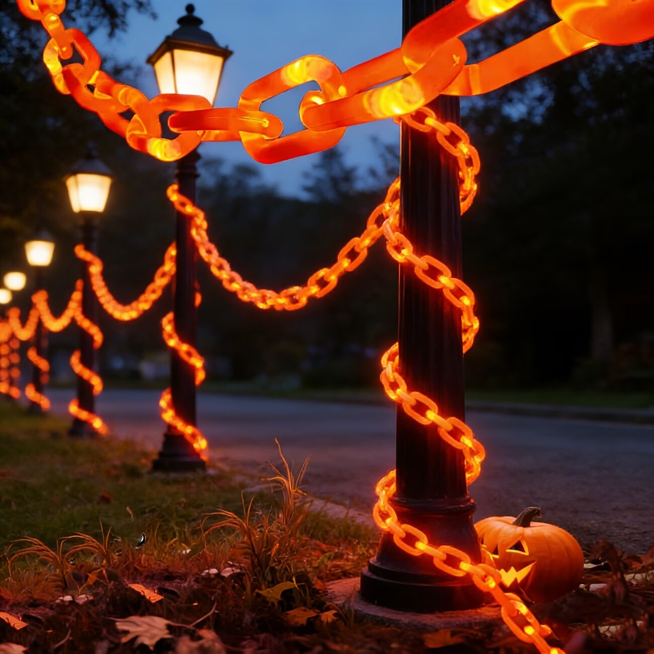 Guirlandes solaires d'extérieu - Halloween Led String Lights Orange avis et prix