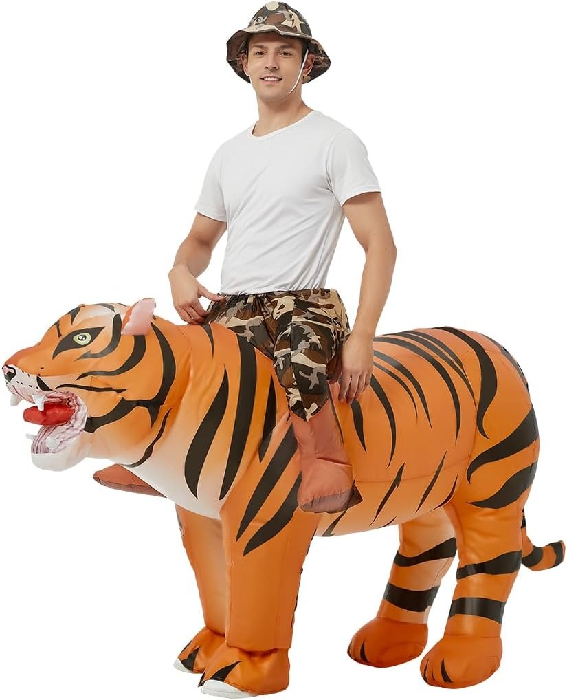 Déguisement de tigre gonflable - Halloween Costume Adult avis et prix