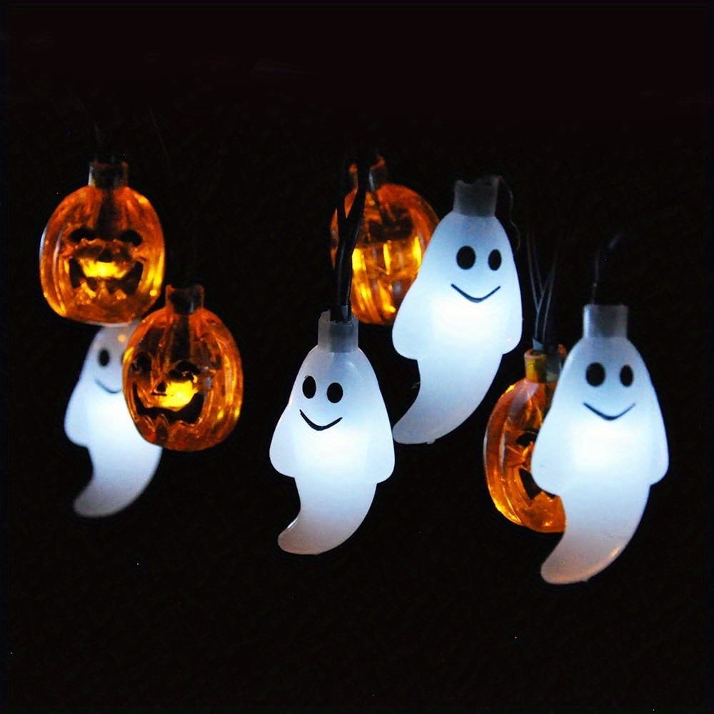 Guirlande lumineuse LED à pile - Halloween Led String Lights Orange avis et prix