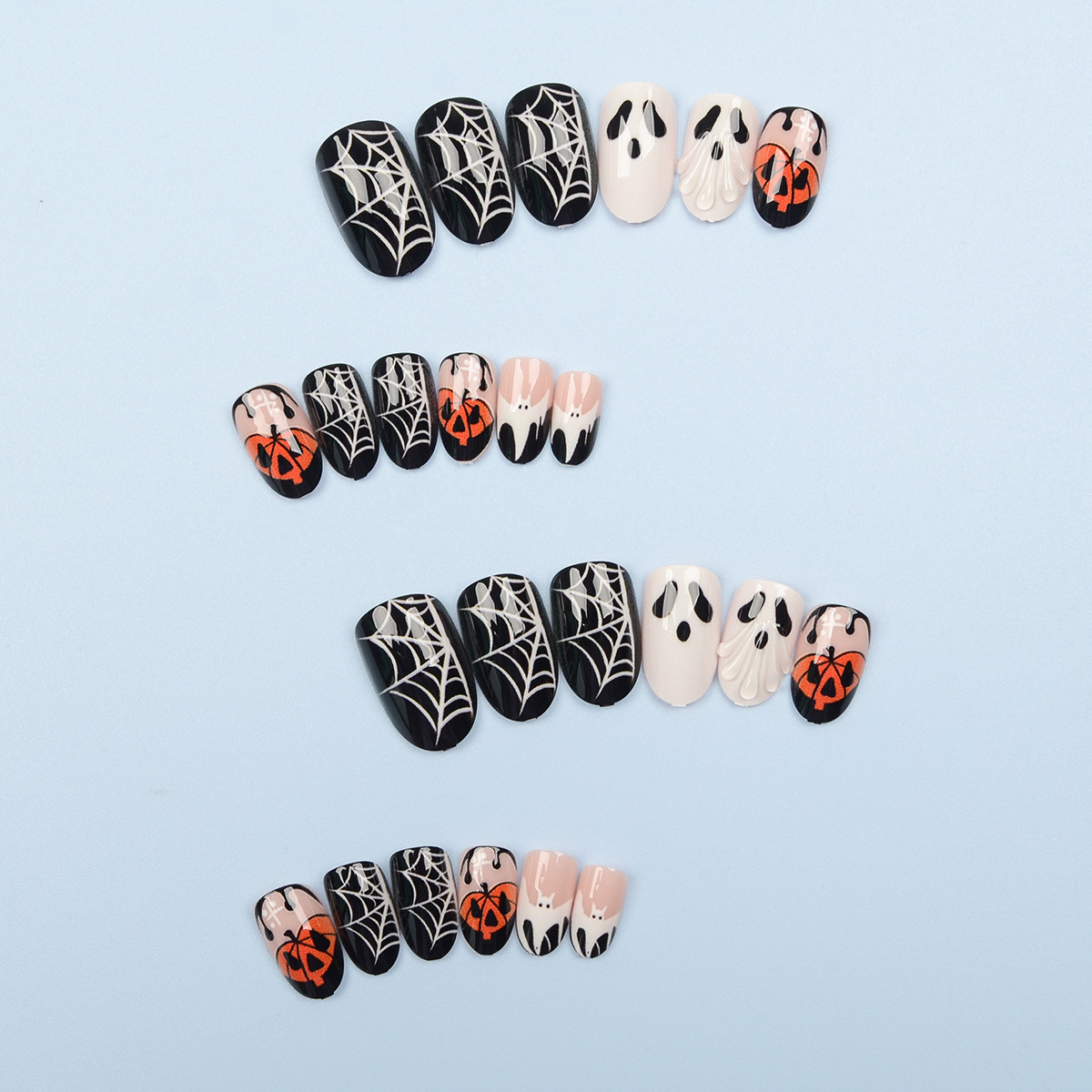 Faux ongles Halloween à presse - Pumpkin Lantern Halloween avis et prix