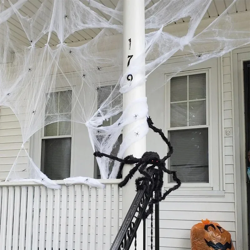 1-2 pièces, araignée en peluch - Spider Web Halloween Decoration avis et prix