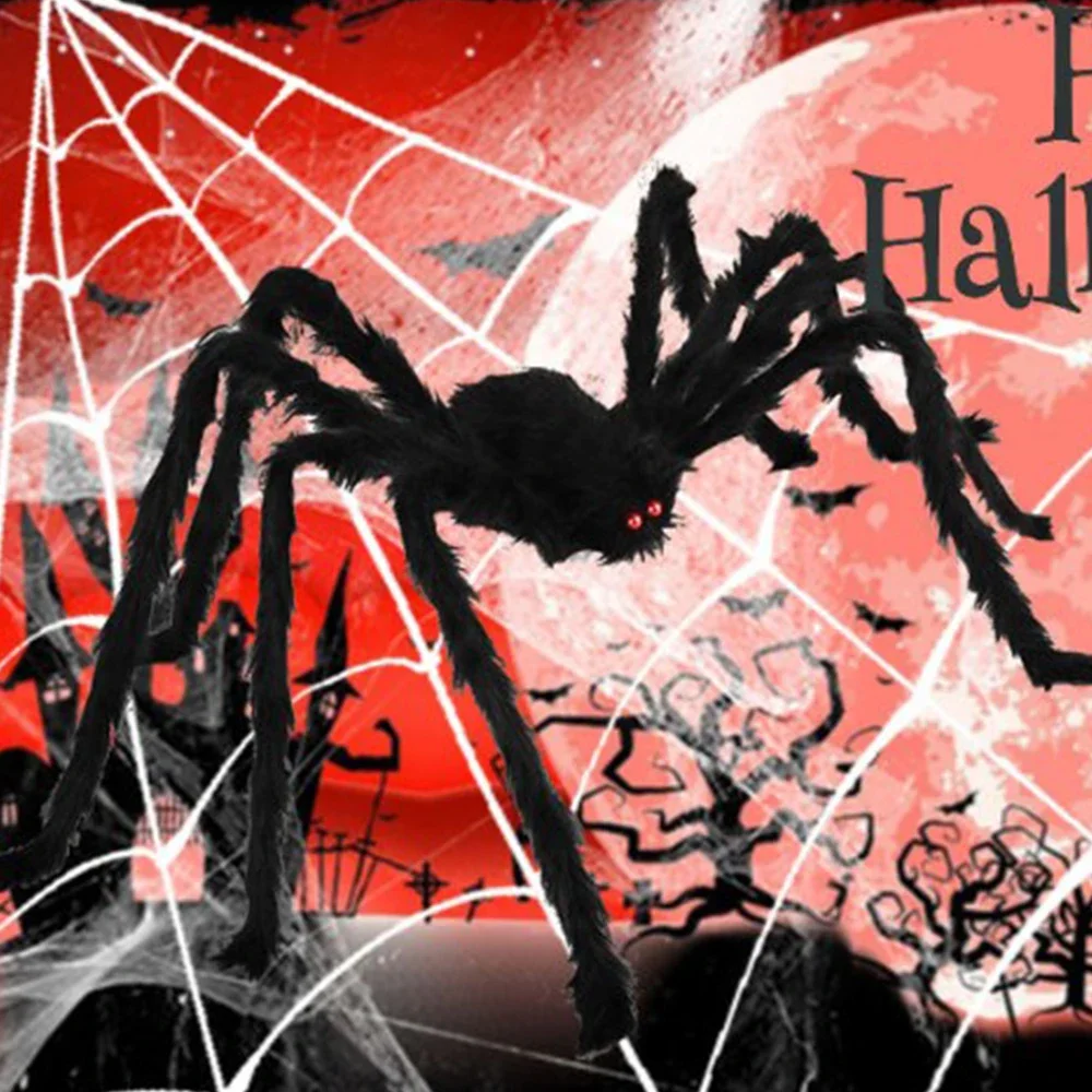 1-2 pièces, araignée en peluch - Spider Web Halloween Decoration avis et prix